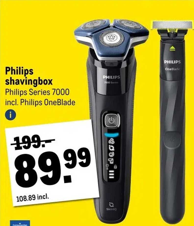 Philips shavingbox Philips Series 7000 incl. Philips OneBlade