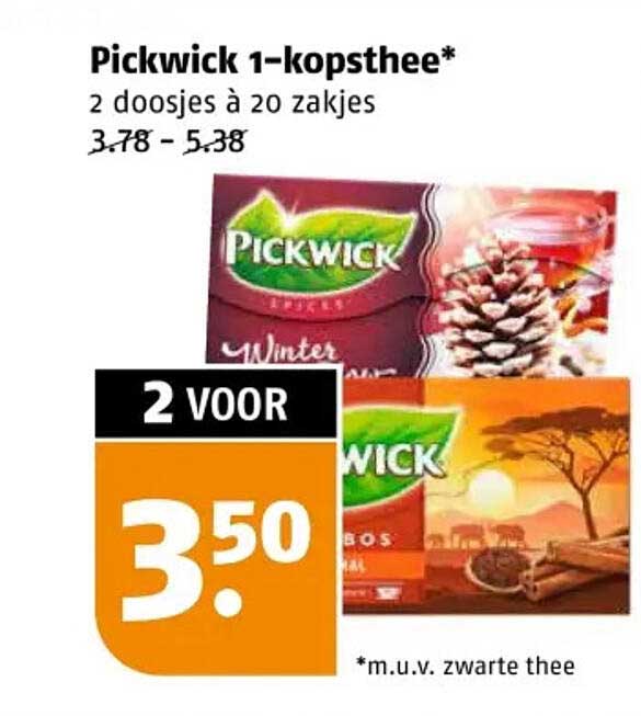 Pickwick 1-kopsthee*