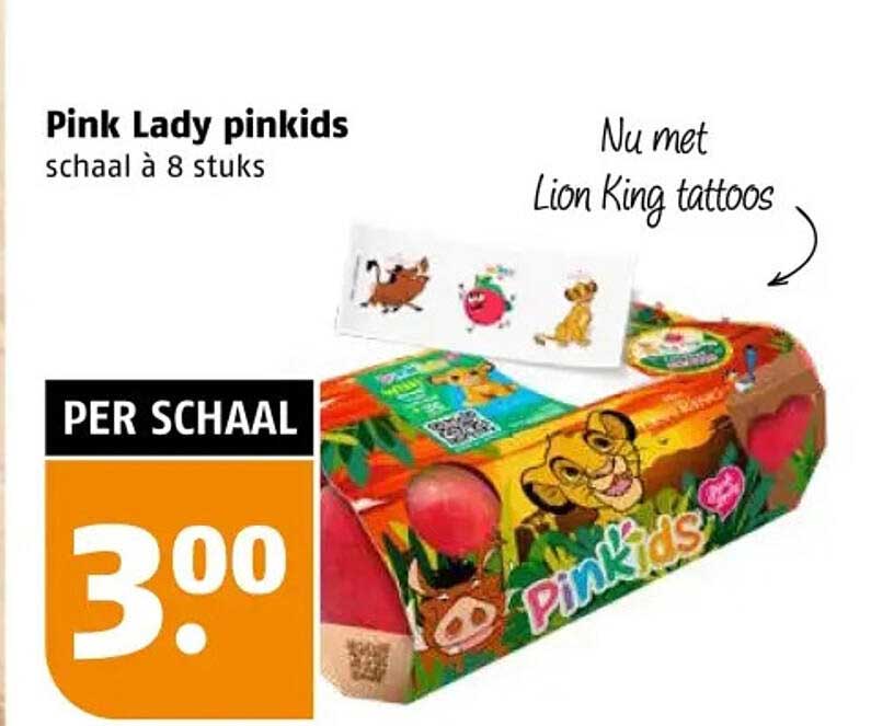 Pink Lady pinkids schaaltje à 8 stuks