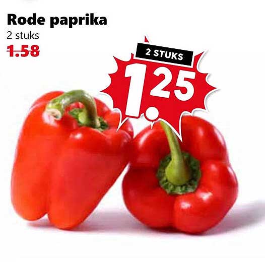 Rode paprika