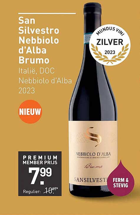 San Silvestro Nebbiolo d'Alba Brumo