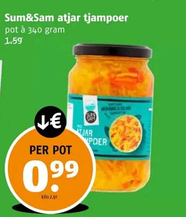 Sum&Sam atjar tjampoer pot à 340 gram