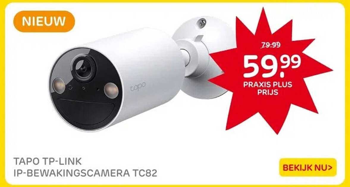 TAPO TP-LINK IP-BEWAkINGS CAMERA TC82