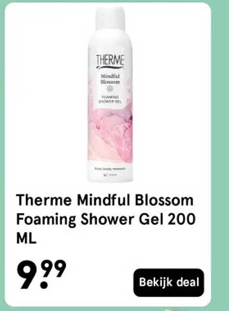 Therme Mindful Blossom Foaming Shower Gel 200 ML