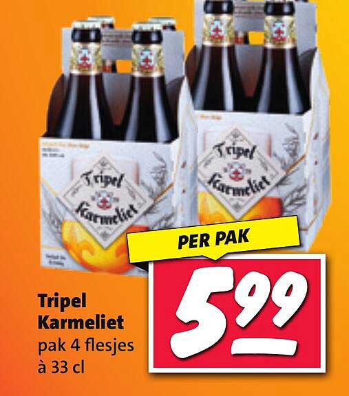 Tripel Karmeliet pak 4 flesjes à 33 cl