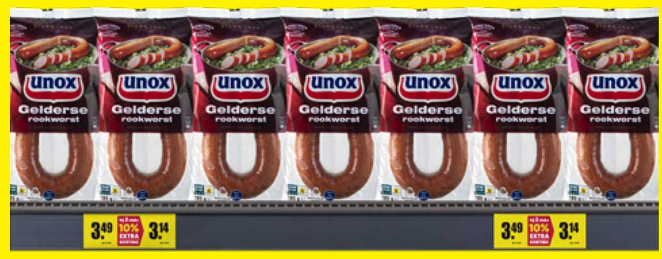 Unox Gelderse rookworst