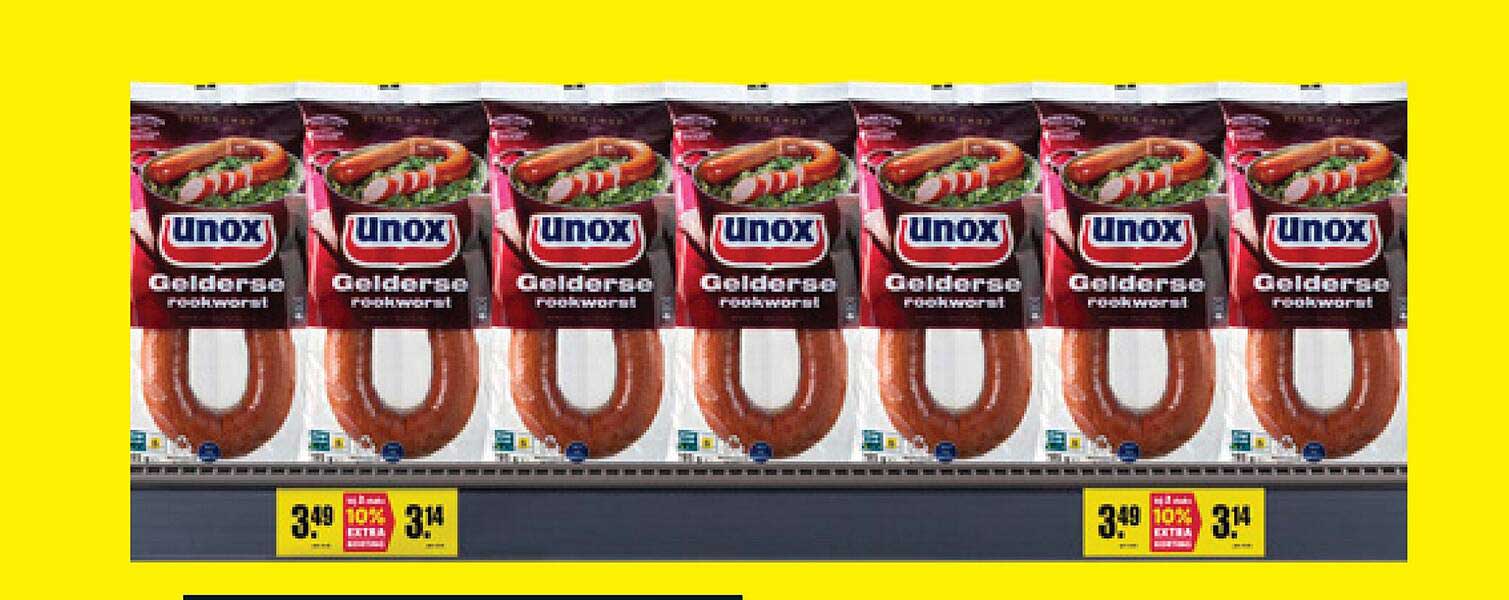 Unox Gelderse rookworst