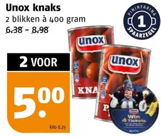 Unox knaks