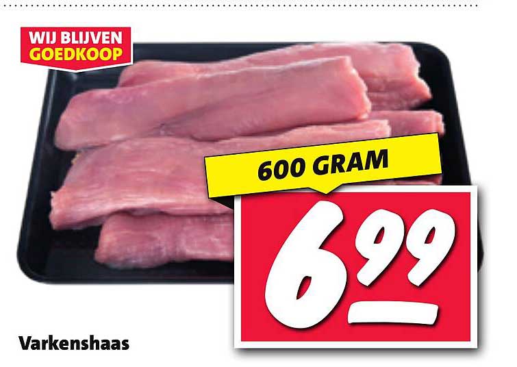 Varkenshaas 600 gram