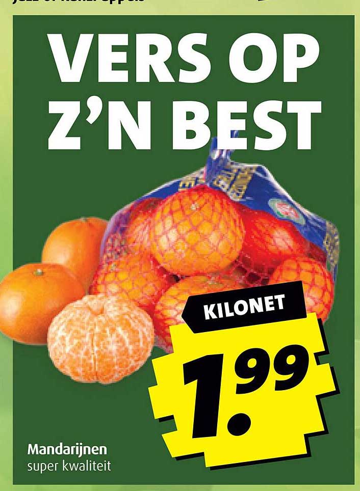 VERS OP Z'N BEST - Mandarijnen