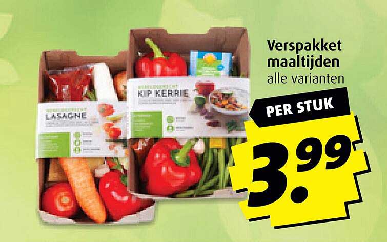 Verspakket maaltijden alle varianten