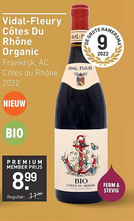 Vidal-Fleury Côtes Du Rhône Organic