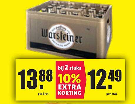 Warsteiner Bier Krat
