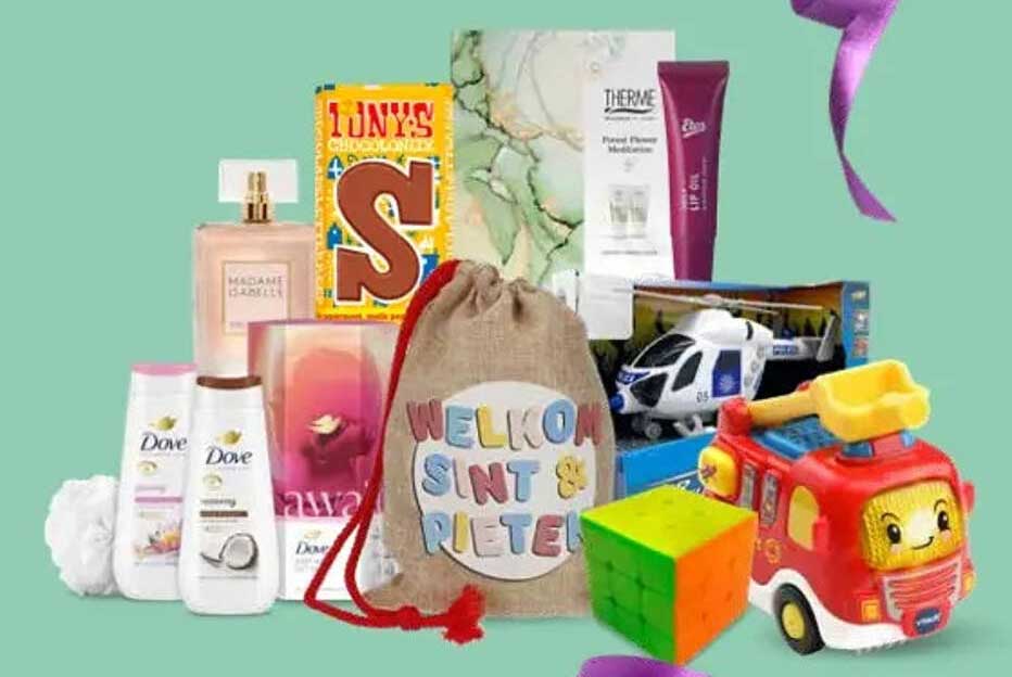 Welkom Sint & Piet pakket met diverse producten