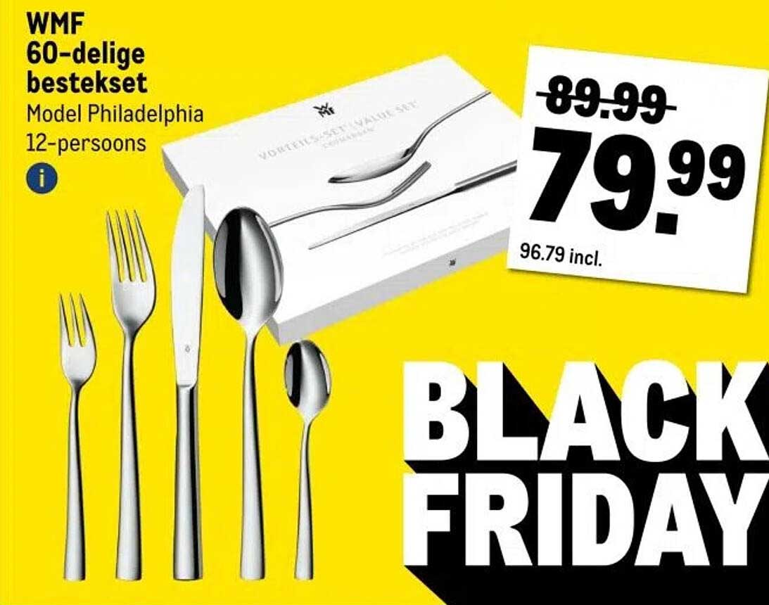 WMF 60-delige bestekset Model Philadelphia 12-persoons