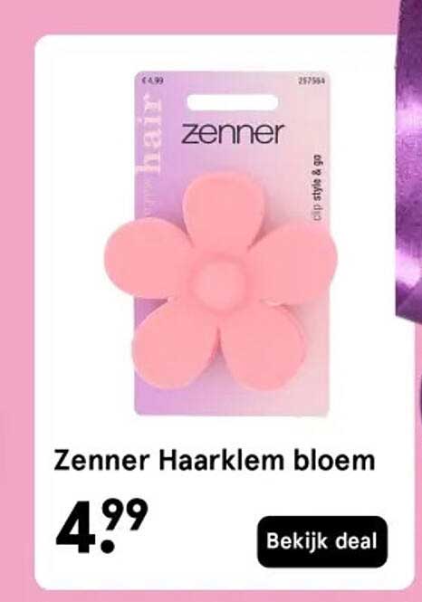 Zenner Haarklem bloem
