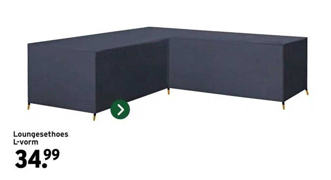 Loungebankhoes L-vorm