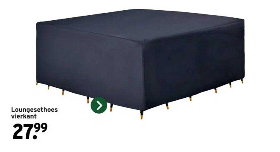 Loungesethoes vierkant