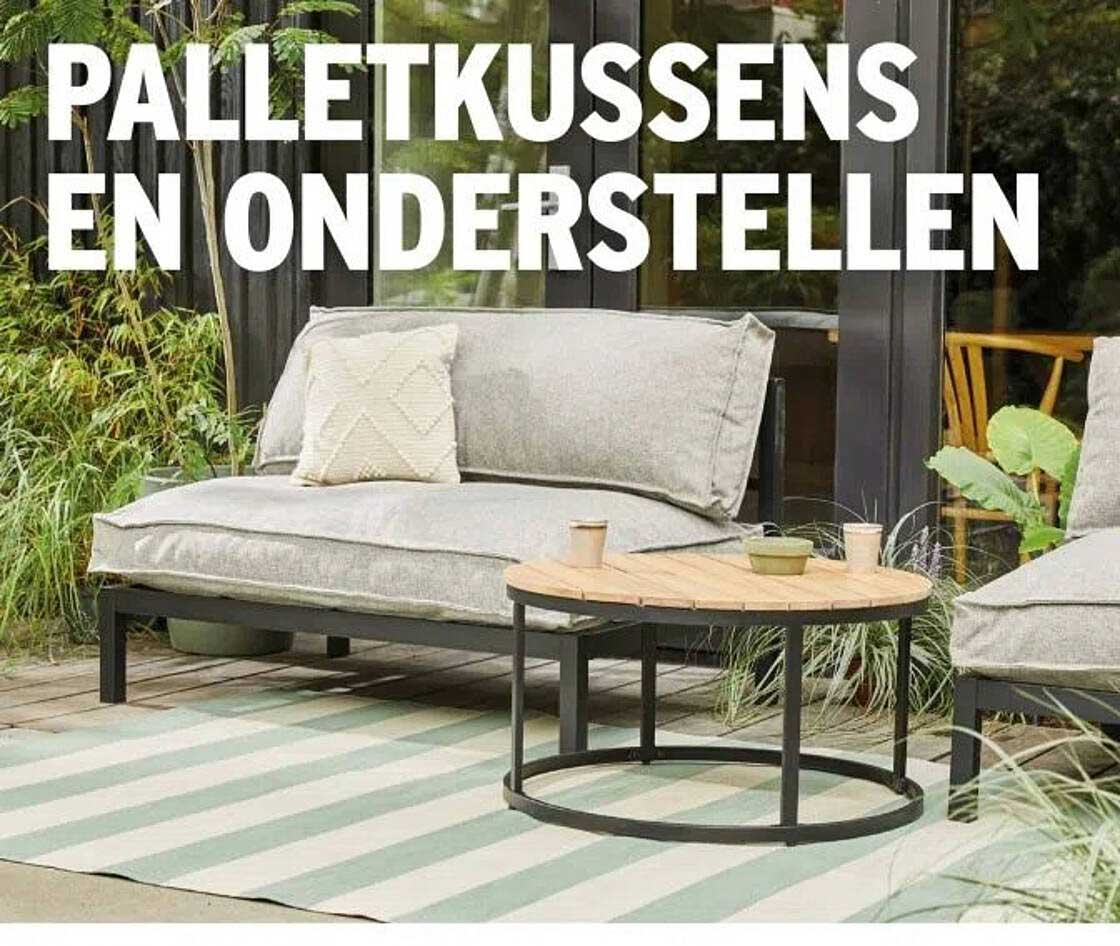 Palletkussens en Onderstellen