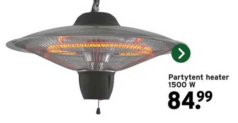 Partytent heater 1500 W