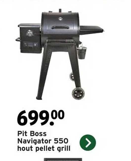 Pit Boss Navigator 550 hout pellet grill