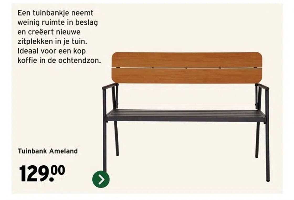 Tuinbank Ameland