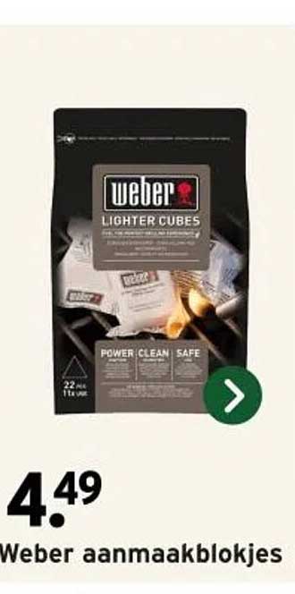 Weber aanmaakblokjes