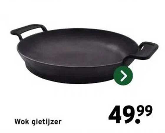 Wok gietijzer