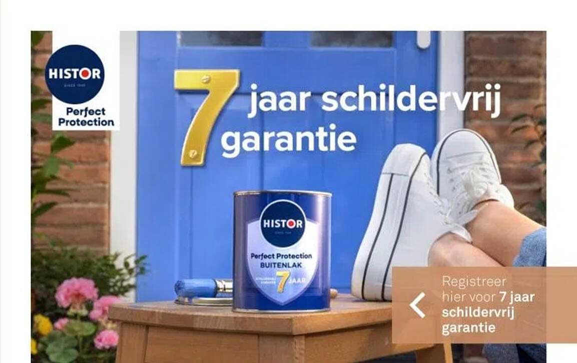 7 jaar schildervrij garantie