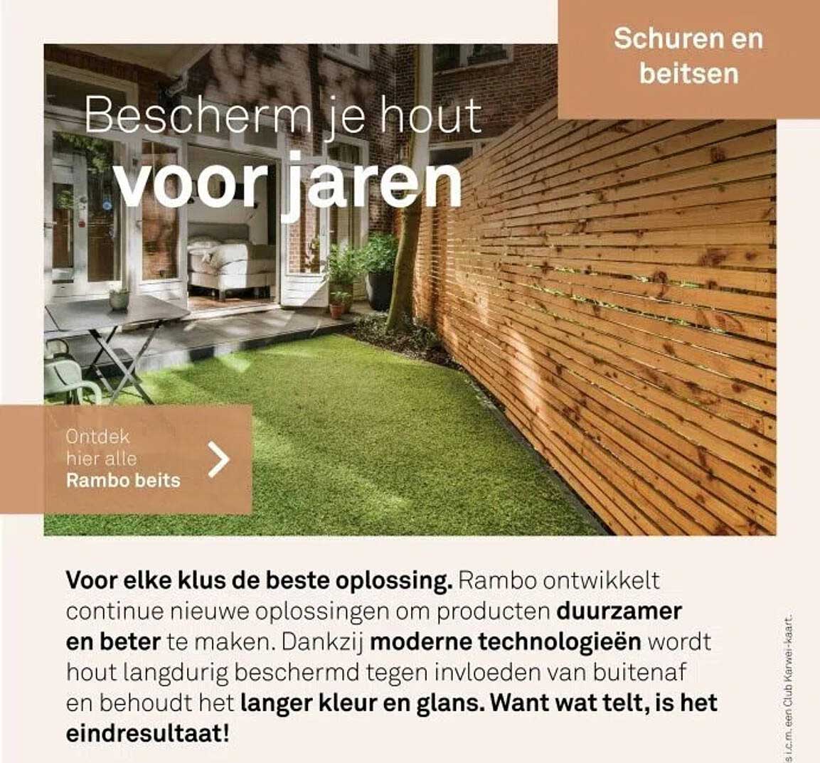 Bescherm je hout voor jaren