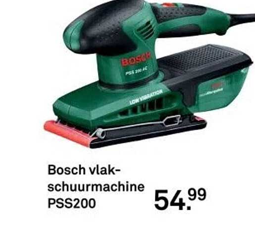 Bosch vlak-schuurmachine PSS200