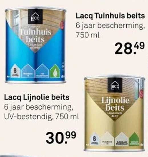 Lacq Tuinhuis beits 6 jaar bescherming, 750 ml