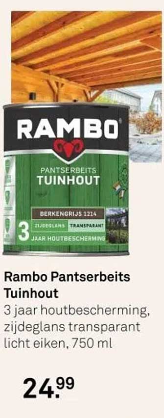 Rambo Pantserbeits Tuinhout
