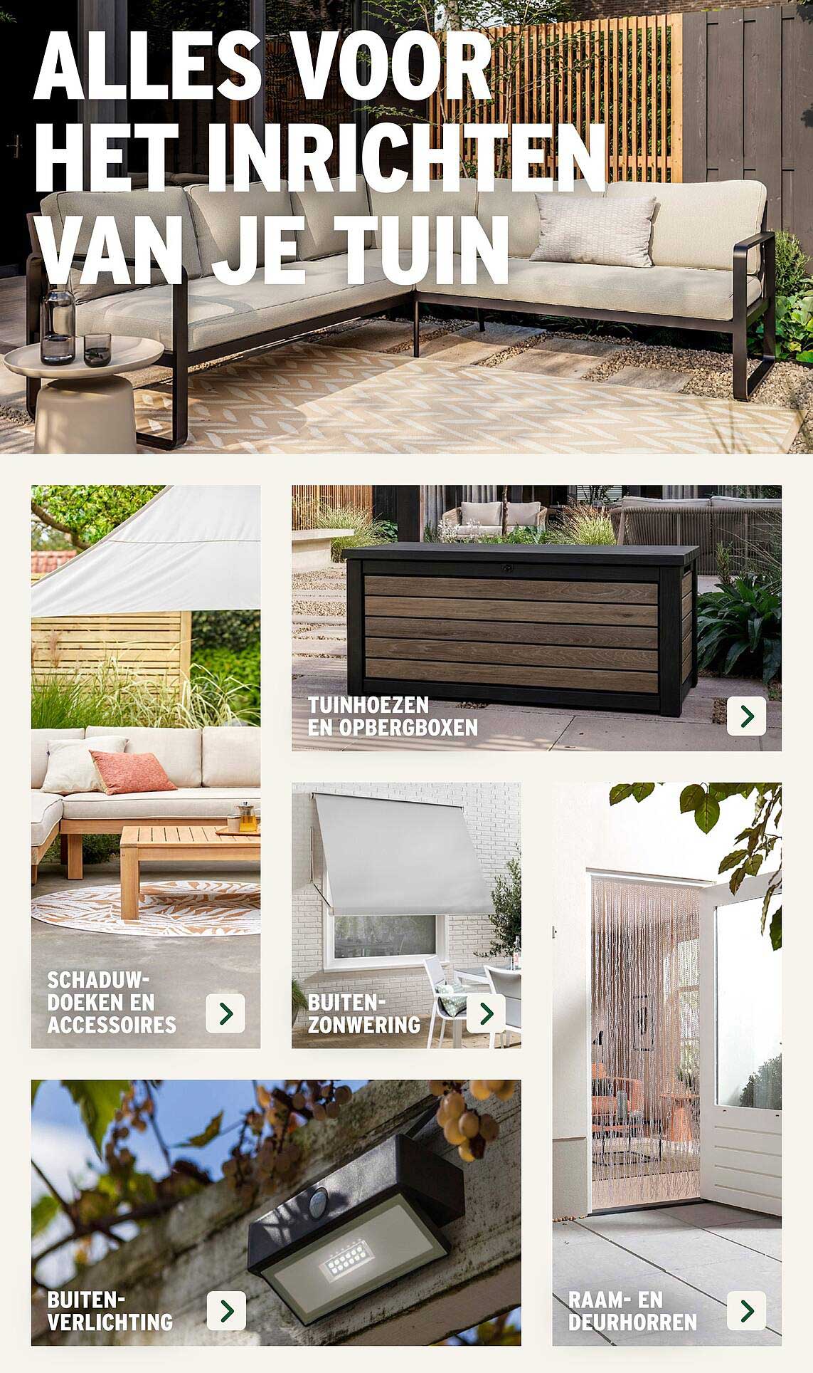 Alles voor het inrichten van je tuin
