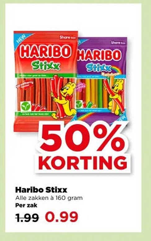 Haribo Stixx Aanbieding bij Jumbo - FolderFeest.nl