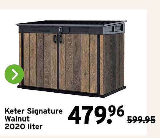 Keter Signature Walnut 2020 liter