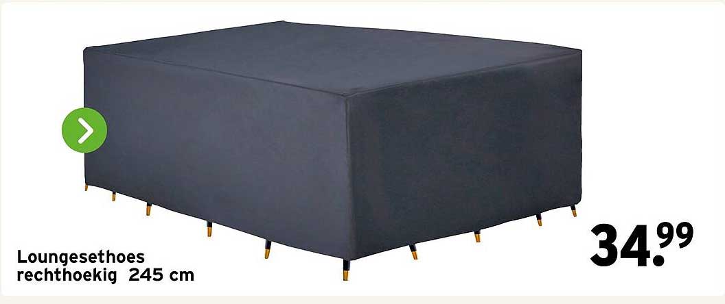 Loungesethoes rechthoekig 245 cm