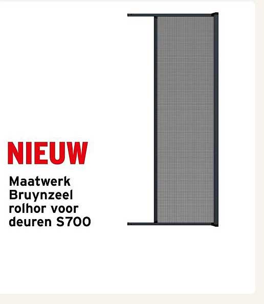 Maatwerk Bruynzeel rolhor voor deuren S700