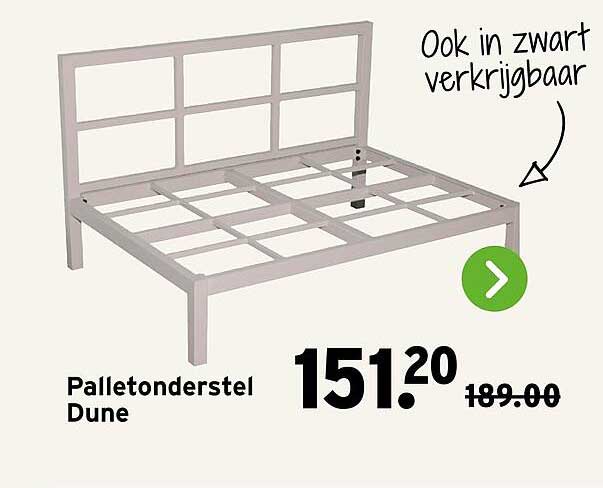 Palletonderstel Dune