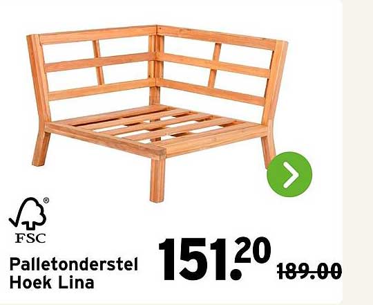 Palletonderstel Hoek Lina