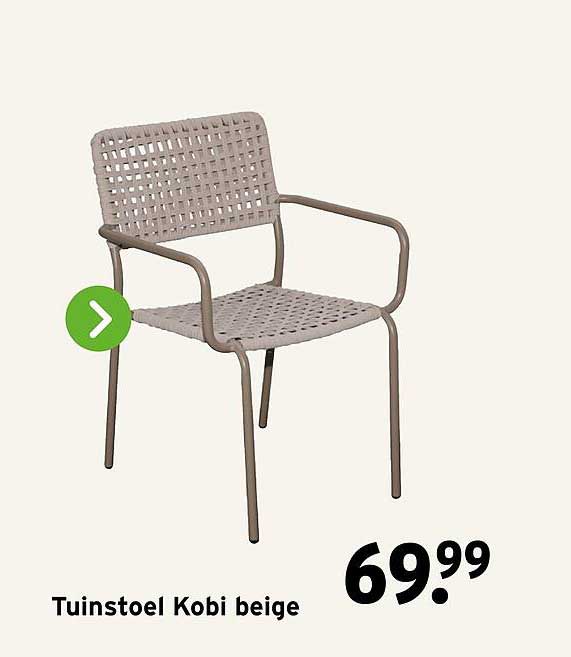 Tuinstoel Kobi beige