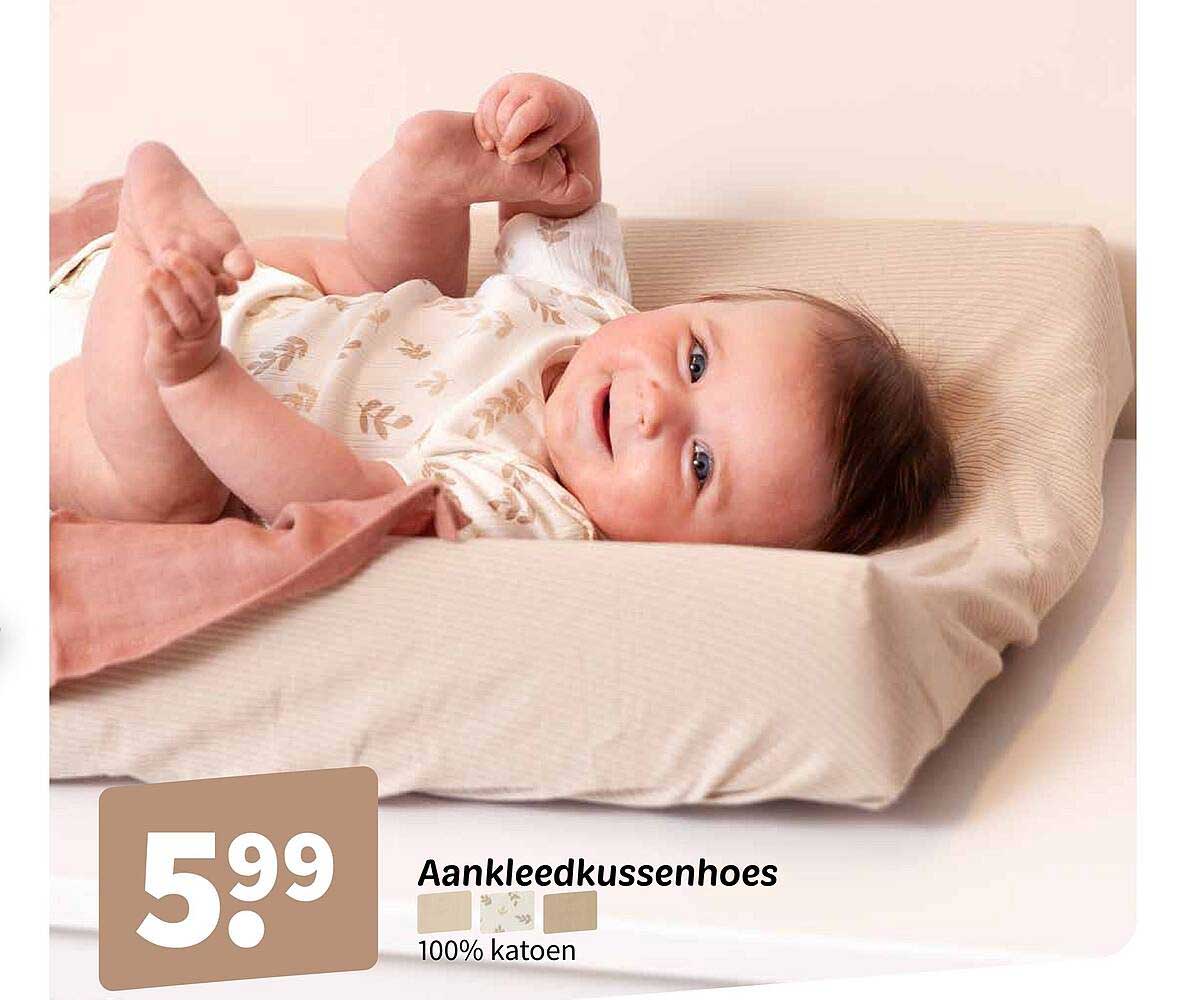 Aankleedkussenhoes