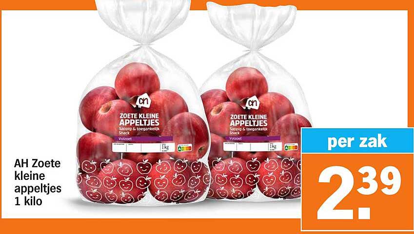 AH Zoete kleine appeltjes 1 kilo
