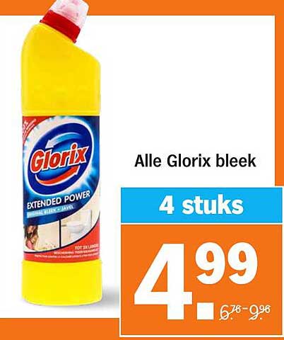 Alle Glorix bleek