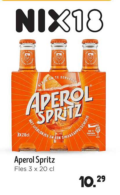 Aperol Spritz Fles 3 x 20 cl