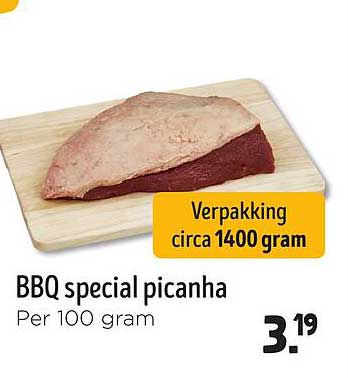 BBQ special picanha
