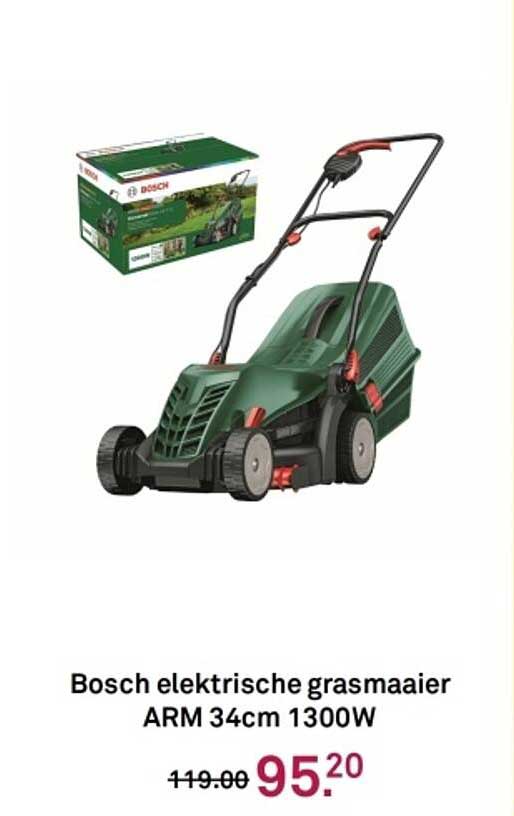 Bosch elektrische grasmaaier ARM 34cm 1300W