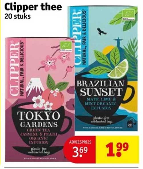 Clipper thee 20 stuks