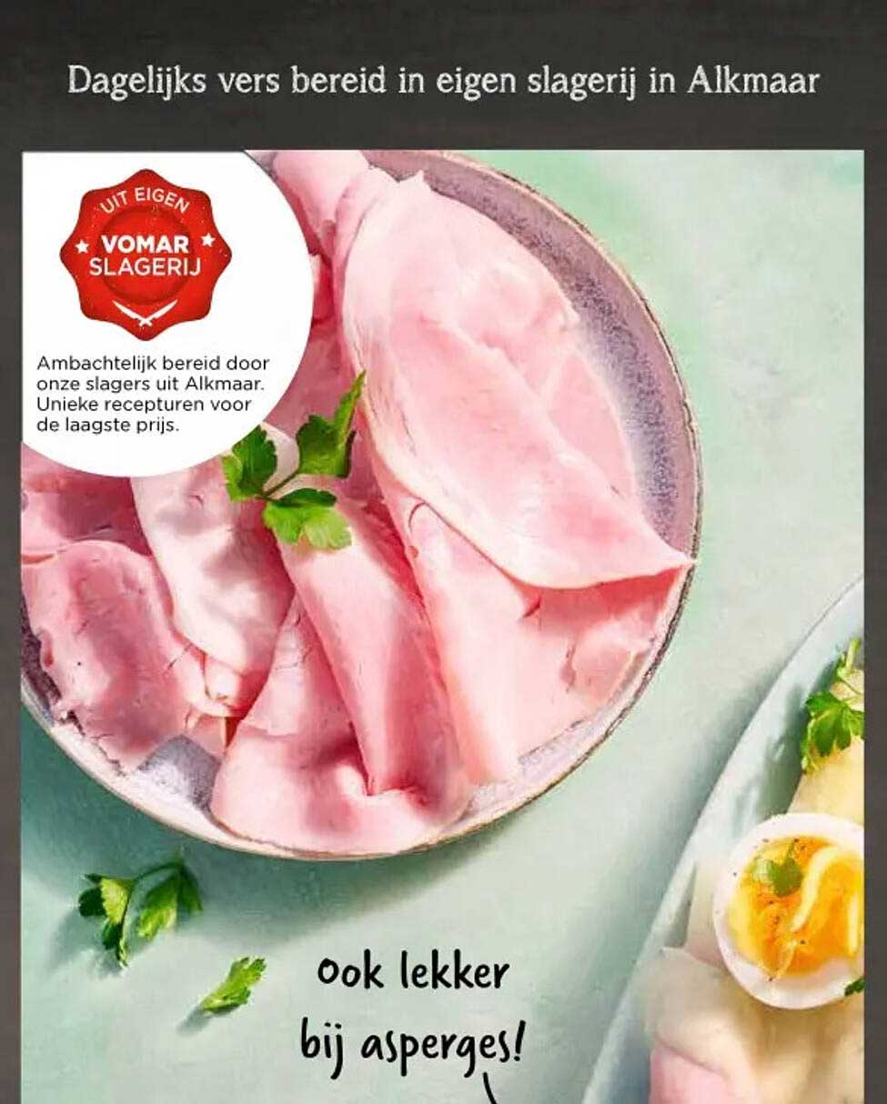 Dagelijks vers bereid in eigen slagerij in Alkmaar
