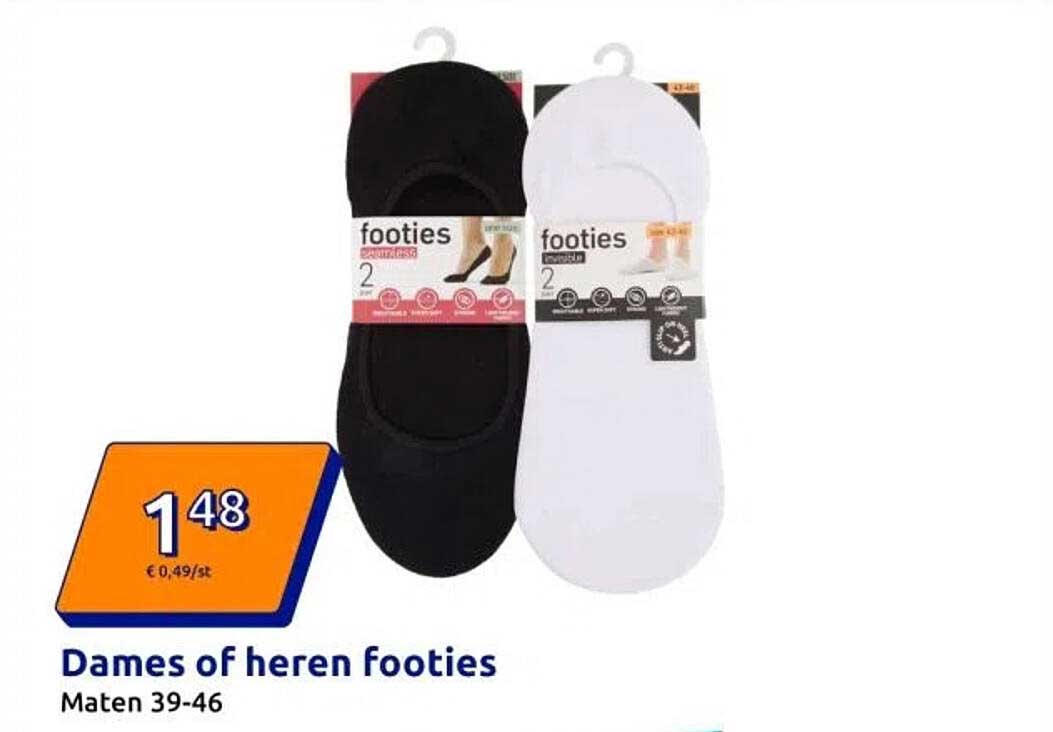 Dames of heren footies